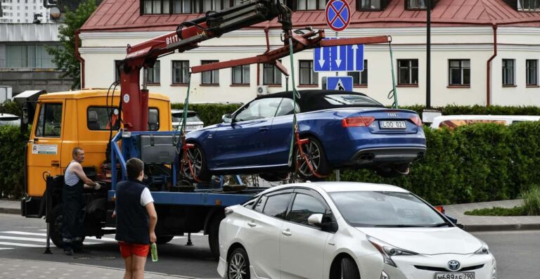 triangle de remorquage sans chauffeur